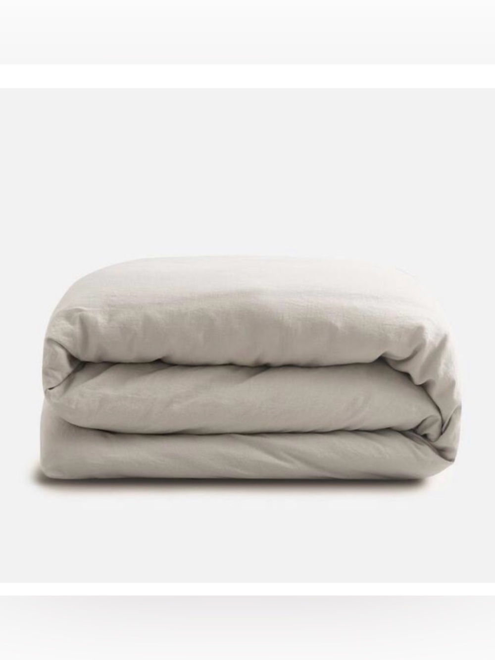 SIJO French Flax Linen LuxeWeave Sheet Set 4 piece Fog Full NWT